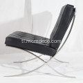 Knoll Barcelona leather lounge chair reproduction.